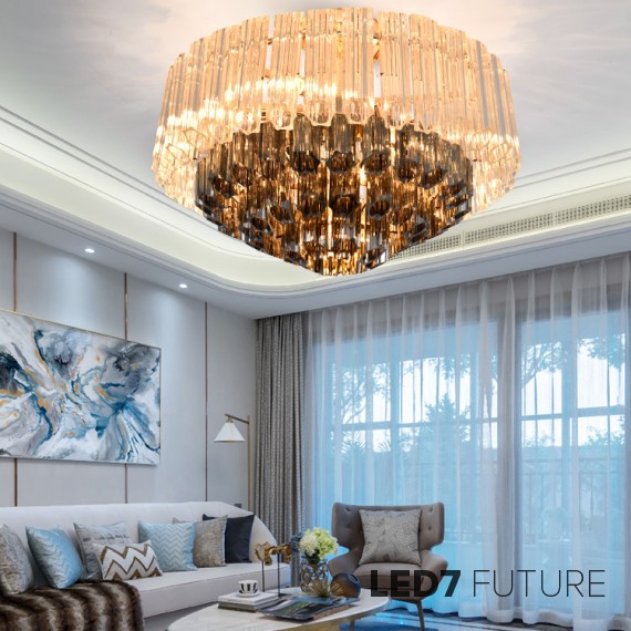 Loft Industry Modern - Vittoria Gold Chandelier